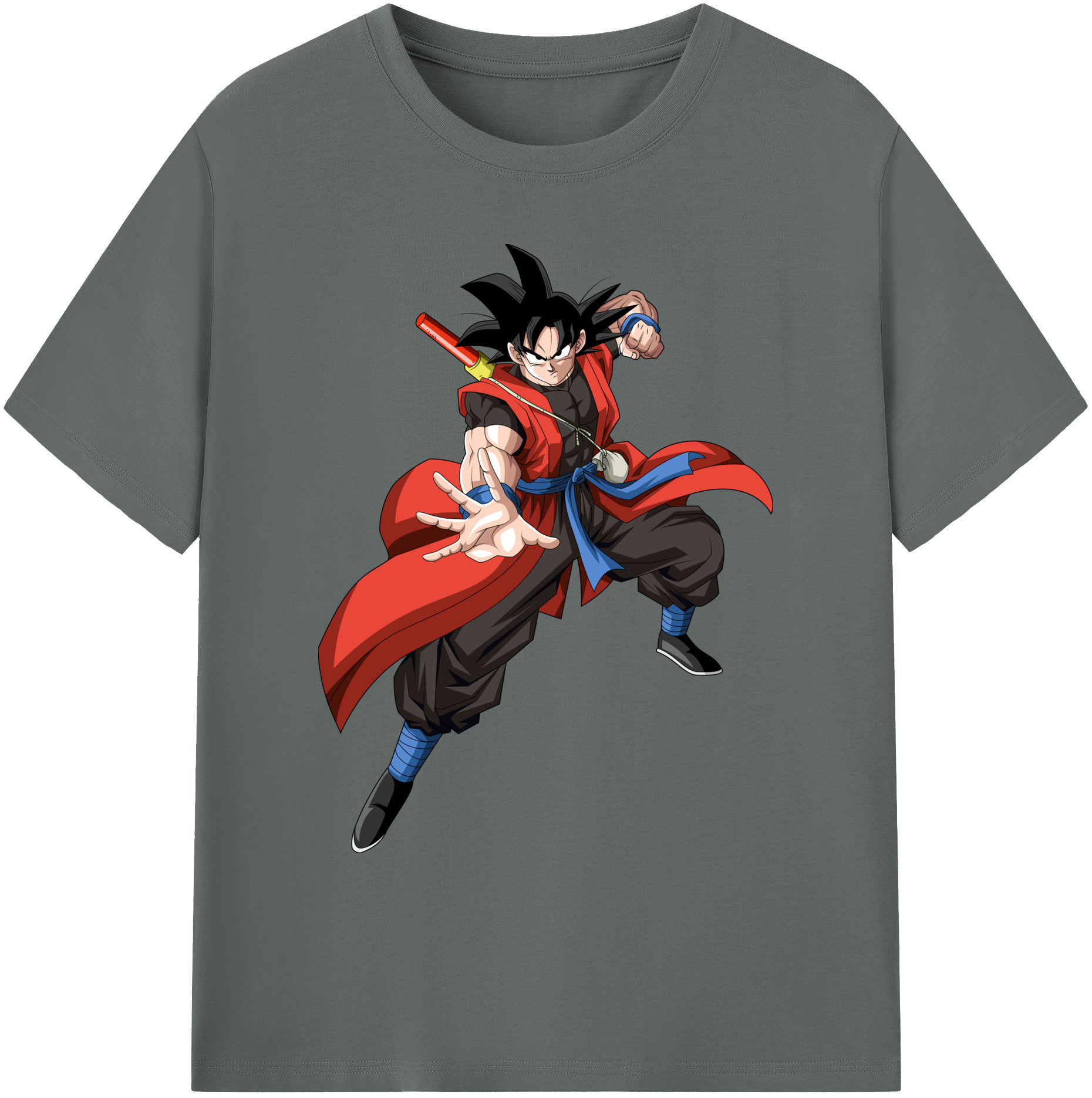 （画像用） ドラゴンボール 孫悟空（そん ごくう）Son Goku カカロット DRAGON BALL Kakarotto 綿100％ メンズ半袖Tシャツ｜肌触りやわらか＆通気性